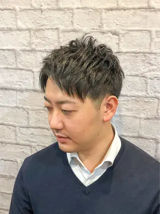 ショート メンズ 銀座マツナガ新宿野村ビル店所属・メンズカット 佐藤優菜のヘアスタイル