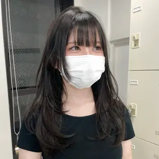 セミロング MOE 福岡韓国ヘア✧︎のヘアスタイル