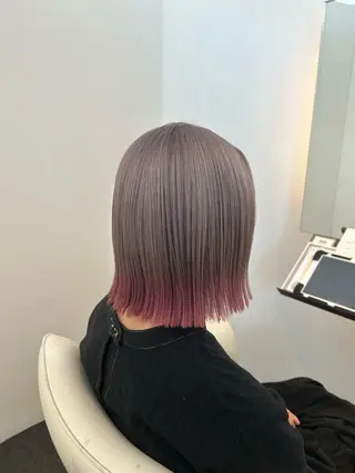 ミディアム カラー レイフィールド観光通り店所属・Ryo ⭐︎のヘアスタイル