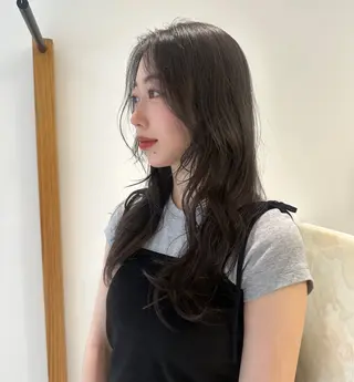 セミロング カラー M所属・ハイトーン/透け感 カラー🎀真香のヘアスタイル