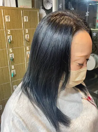 ミディアム カラー 山際勇策 /岐阜美容師のヘアスタイル