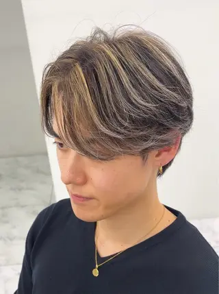 カラー メンズ メンズ/メッシュ ‪‪/セット/aoiのヘアスタイル