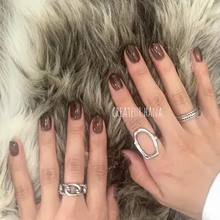 ネイル クレアトゥール華 都賀店所属・三橋 結菜のネイルデザイン