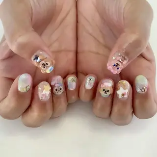 ネイル 💎🐰 saki. m 🐰💎のネイルデザイン