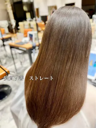 セミロング カラー パーマ 美髪ヘッドスパ🫧 西山紗奈江💆♀️のヘアスタイル