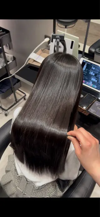 ロング ハルキミナトジャパン横浜所属・美髪矯正/髪質改善 /艶髪/千田理名🪞のヘアスタイル