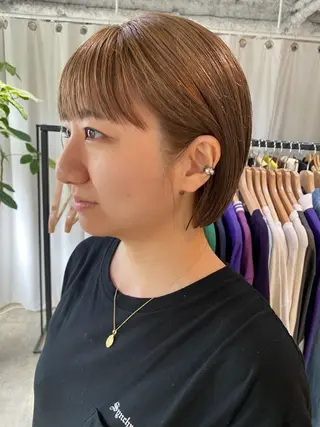 ショート カラー Hayashi Shioriのヘアスタイル