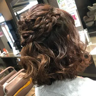 ミディアム ヘアアレンジ pep所属・pep natsumiのヘアスタイル