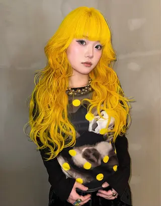 ロング ブリーチ/ハイトーン 心斎橋/honokaのヘアスタイル