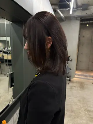 ミディアム カラー レイヤー/柔色 カラー/SAkiのヘアスタイル