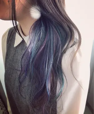 ロング カラー 原宿サロン代表 デザインカラー伊藤卓のヘアスタイル