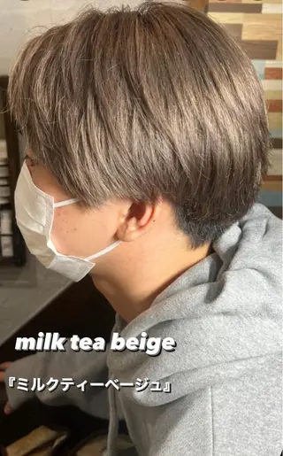 ショート カラー off the Lip park所属・高橋 翼のヘアスタイル