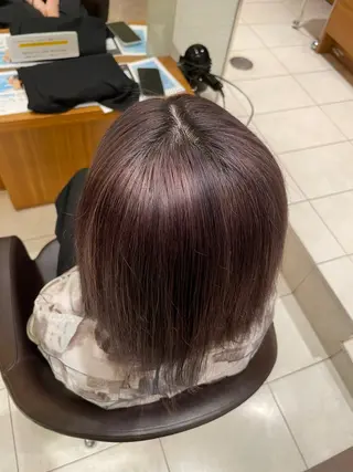 カラー 森田 玲央のヘアスタイル