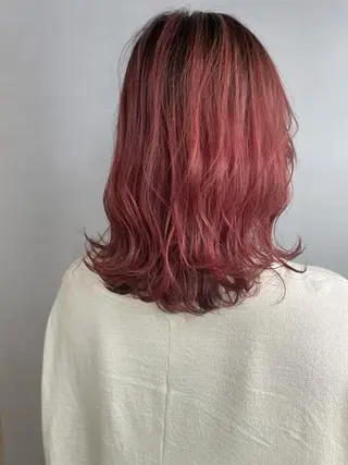 セミロング 🪐SOURCE 塚口　シマブクロ🪐のヘアスタイル