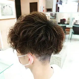 ショート パーマ メンズ 🐺デザインウルフ / 一ノ瀬 凌🐺のヘアスタイル