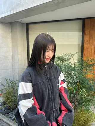 ロング カラー 栄/レイヤーカット /オリーブ/傑🦥のヘアスタイル