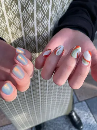 ネイル AOI✩⡱ y2kネイルのネイルデザイン