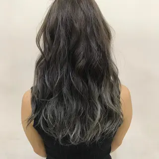 ロング カラー AMI ウルフパーマ/メンズのヘアスタイル