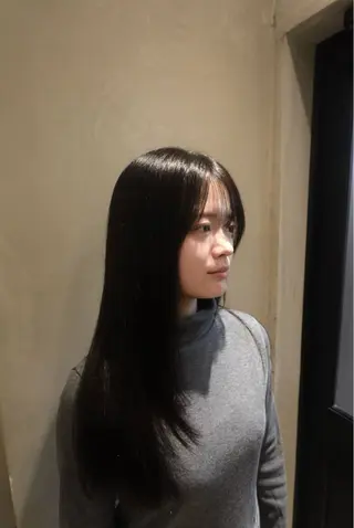 ロング シャドウパーマ/ レイヤー/和真/新宿のヘアスタイル