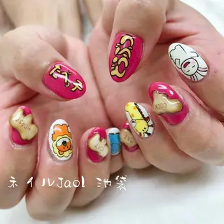 ミディアム nail jaol池袋店所属・ネイルJaol 池袋のネイルデザイン