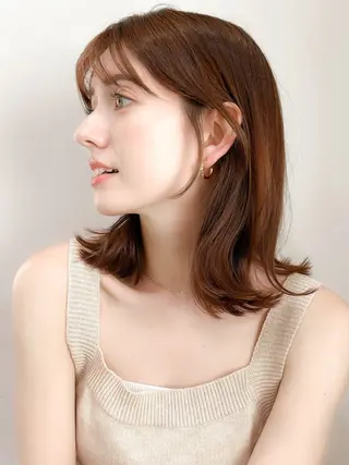 ミディアム カラー ✨髪質改善特化✨ kyousukeのヘアスタイル