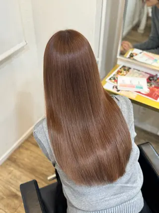 ロング 北新地/縮毛矯正 /あやなのヘアスタイル