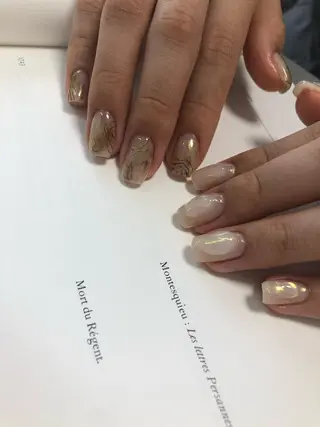 ネイル 黒葛原 めぐみのネイルデザイン