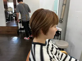 ショート カラー ヘアアレンジ 🍒ᩚ名駅/艶髪 縮毛矯正/あゆ🍒ᩚのヘアスタイル