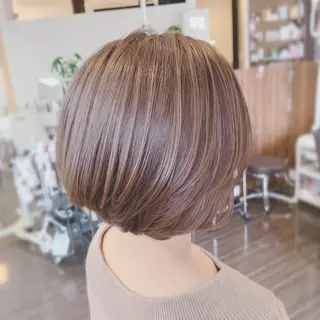 ショート カラー 大島 智志のヘアスタイル