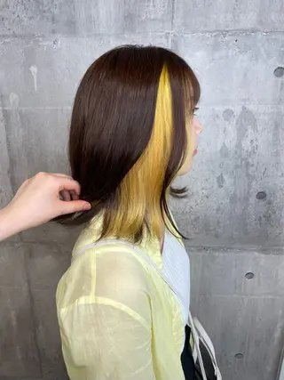 カラー _WHITE浜松店 もえかのヘアスタイル
