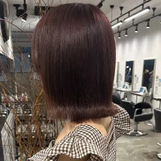 ミディアム カラー 髪質改善ストレート /暖色カラー🎀🪞のヘアスタイル