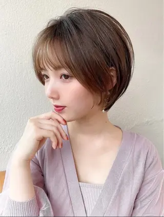 ショート カラー afloatkobe所属・美髪/髪質改善 川口凌弥のヘアスタイル