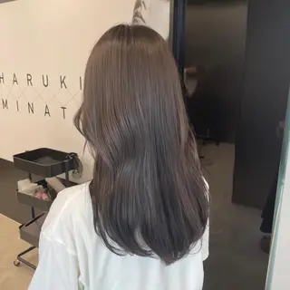 ロング カラー HARUKI MINATO Japan SENDAI所属・🌈【透明感・韓国 ヘア】がっきー🌈のヘアスタイル