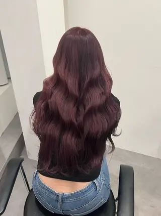 ロング しゅういち/赤み消し カラー特化のヘアスタイル