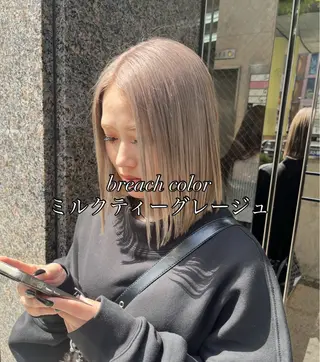 セミロング 🏅EIGHT難波/ 【店長】タモツのヘアスタイル