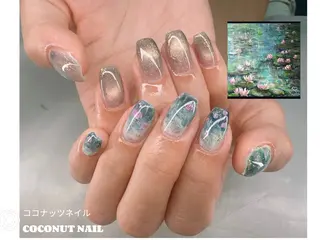 ネイル 神田 ココナッツのネイルデザイン