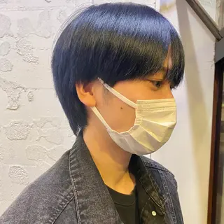 ショート カラー ヘアアレンジ メンズ 🎀ダブルカラーレイ ヤーyuuri🎀のヘアスタイル