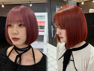 ミディアム カラー 宮嶋 蓮のヘアスタイル