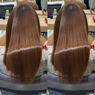 ロング 新宿No.1艶髪矯正 美艶カラー/FUKAのヘアスタイル