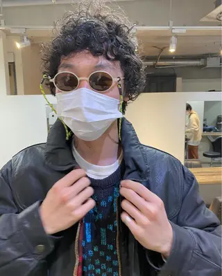 ショート カラー パーマ ヘアアレンジ メンズ キッズ ネイル マツエク・マツパ アイブロウ 🧼柴田 健太郎🧼のヘアスタイル