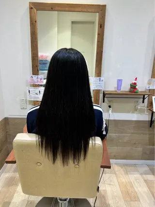 ロング SOU/エクステ /ダブルカラーのヘアスタイル