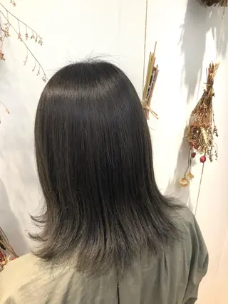 ミディアム コテ巻き風パーマ/ 髪質改善/河島恭平のヘアスタイル