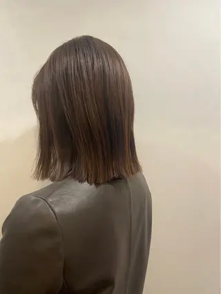 ミディアム アオイ/透明感カラー レイヤー🌙のヘアスタイル