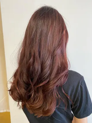 ロング カラー デザインカラー🌈 高木リョウのヘアスタイル