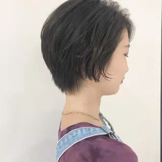 ショート nui所属・ﾚｲﾔｰ.ﾍｱｾｯﾄ 🤍宮本しおりのヘアスタイル