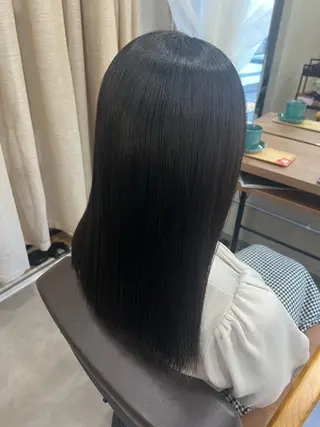 セミロング 🌈いけだ あみ🌷のヘアスタイル