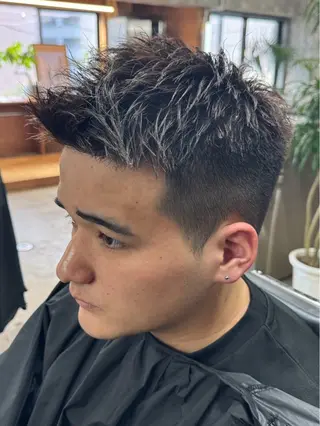 ショート メンズ 亀井隆汰/メンズ専門 パーマ特化美容師のヘアスタイル