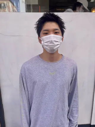 メンズ 米元 春奈のヘアスタイル