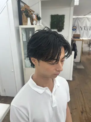 ショート パーマ メンズ メンズ特化サロン ユウヘイのヘアスタイル