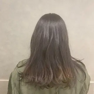 セミロング カラー PULSE yokohama所属・横浜駅/韓国レイヤー カット/髪質改善のヘアスタイル
